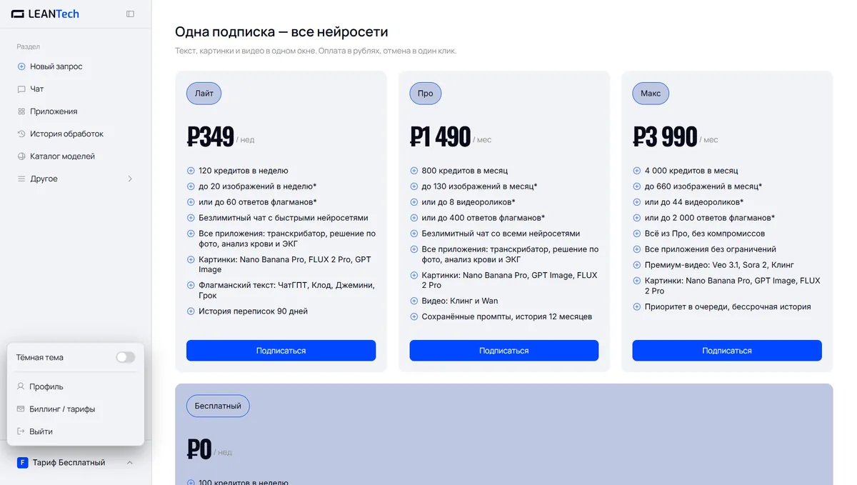 Оплата доступа к Oracle AI картой РФ